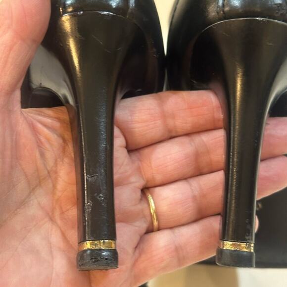 Black Booties with Embellishment Size 7 - Picture 6 of 6